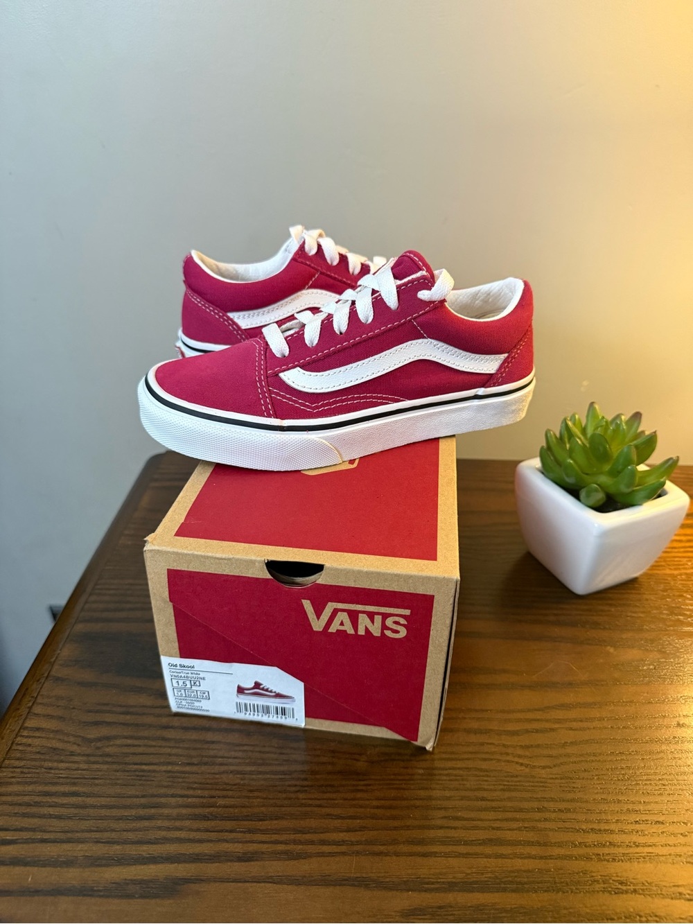 Vans Kids Old Skool Sneakers pink 1.5